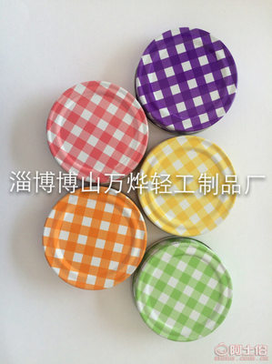 【萬燁7cm外貿出口把手杯馬口鐵圓形蓋果汁瓶蓋梅森罐蓋公雞杯蓋】淄博博山萬燁輕工制品廠 - 產品庫